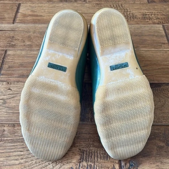 Sperry Top Sider Saltwater Duck Boots Waterproof Leather Rubber Brown Green 7.5 - Picture 10 of 11